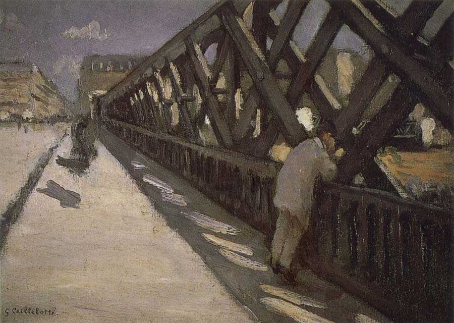 Gustave Caillebotte Study of pier